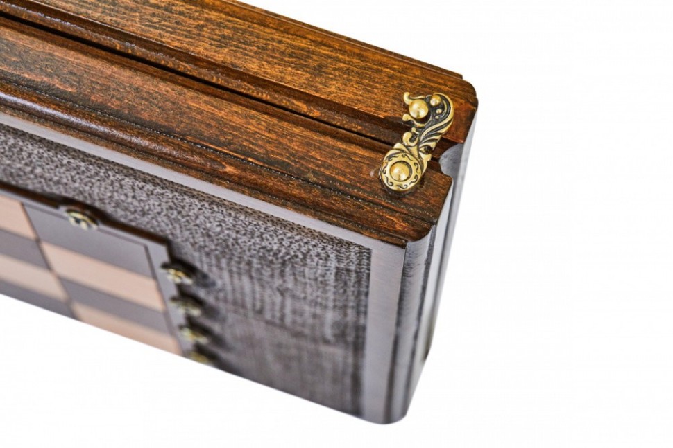 Шахматы + нарды резные "Гамбит 1" 50, Simonyan