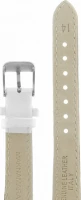 Ремешки maknamara 14 мм бел мат сереб заст mp-14119