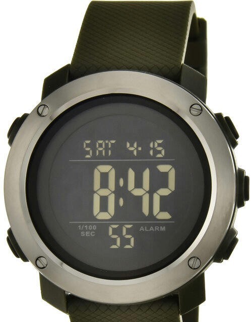 Наручные часы skmei 1416ag army green(stainless steel ring)