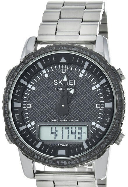 Наручные часы skmei 1898siwt silver/white