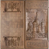 Нарды резные &quot;Москва&quot;, Ustyan
