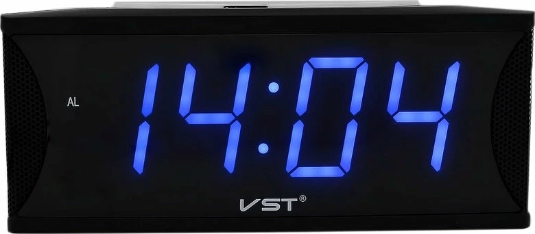 Сетевые часы vst719-5 220В син.циф+usb каб (без адапт)