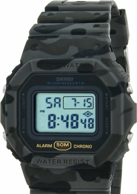 Наручные часы skmei 1628cmgy gray camo