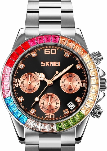 Наручные часы skmei 9367sibk silver/black