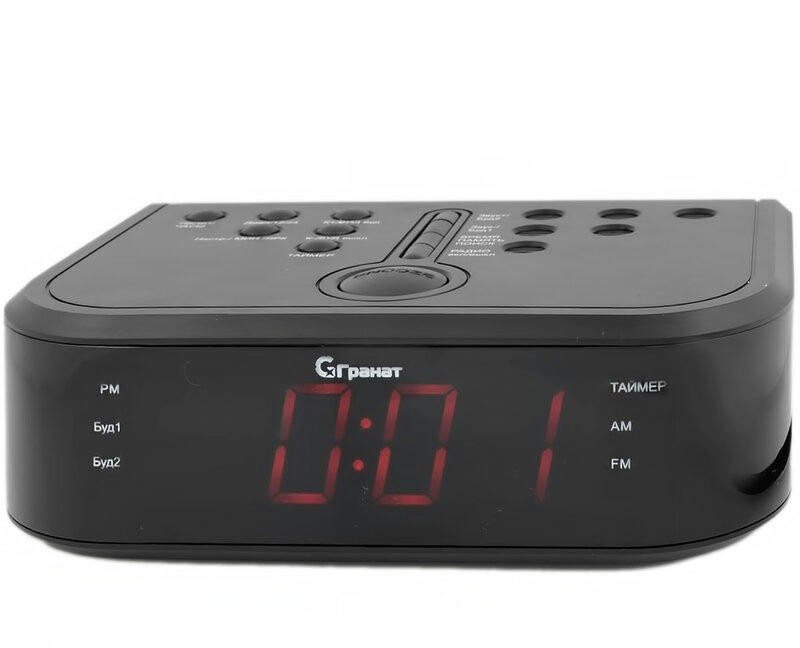 Сетевые часы ГРАНАТ c-0946-Крас будильник сетевой