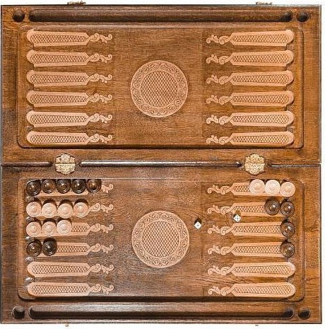 Нарды резные "Сияние 1", Mkhitaryan