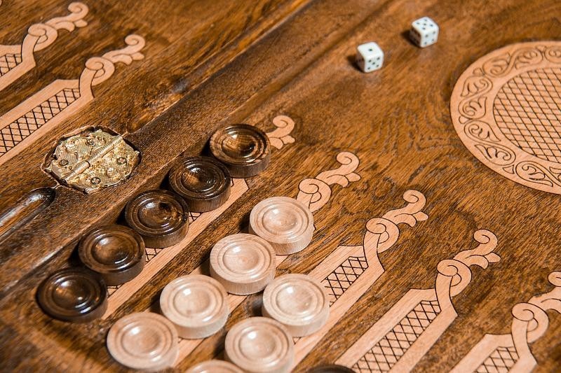 Нарды резные "Сияние 1", Mkhitaryan