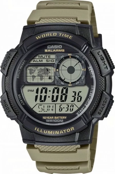 наручные часы casio ae-1000w-5a