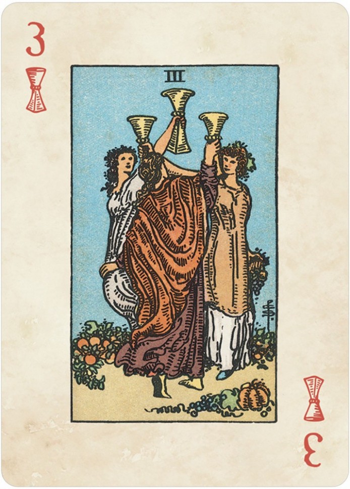 Карты Таро "Rider Waite Playing Card Deck" US Games / Колода Карт Райдера-Уэйта для покера