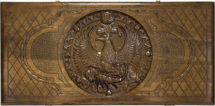 Нарды резные "Зодиак Скорпион", Ustyan