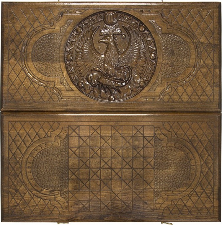 Нарды резные "Зодиак Скорпион", Ustyan