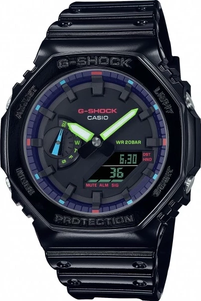 наручные часы casio ga-2100rgb-1a
