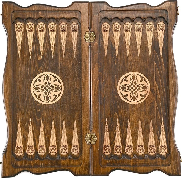 Нарды резные "Армянский узор 7" 60, Ustyan