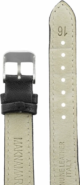 Ремешки maknamara 16 мм змея чер точка mp-16019