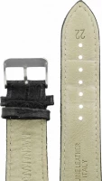 Ремешки maknamara 22 мм croco чер сер заст mp-22003