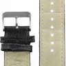 Ремешки maknamara 22 мм croco чер сер заст mp-22003