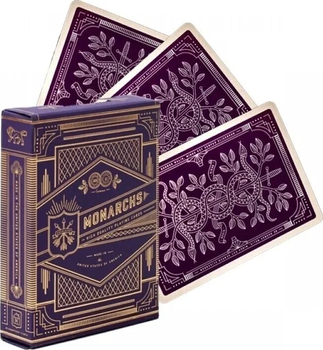 Карты "Theory11 Purple Monarchs"