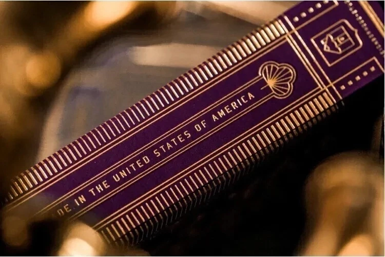 Карты "Theory11 Purple Monarchs"