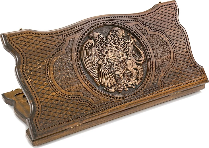 Нарды резные "Герб Армении 4" 60, Ustyan