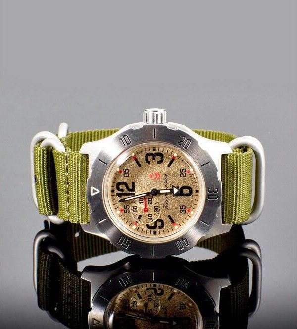 Наручные часы ВОСТОК 2415 (350749) ремень текстиль