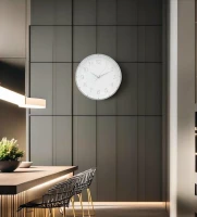 Настенные часы la minor 9609 серебро