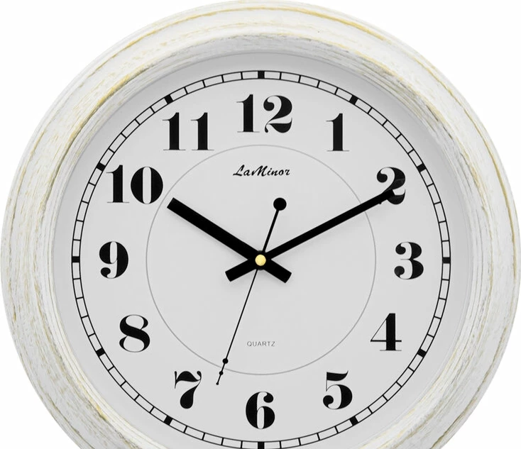 Настенные часы la minor 5844-С (10) белые