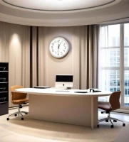 Настенные часы la minor 8098 А-1 бело-черн