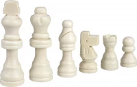 Шахматные фигуры деревянные с подложкой Partida 6,4 см