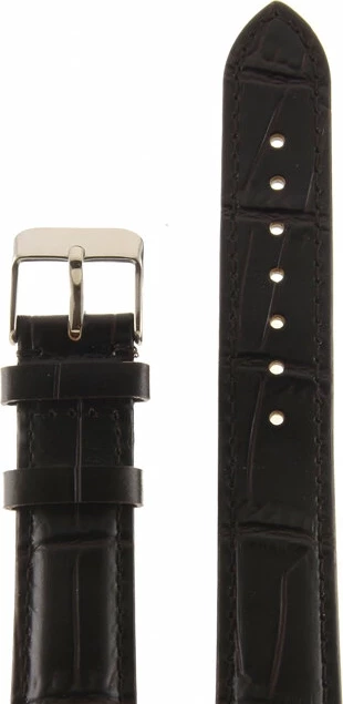 Ремешки maknamara 18 мм croco корич сереб заст