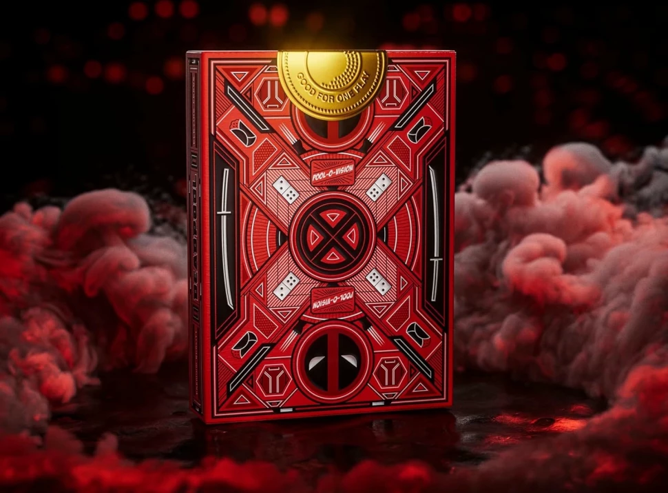 Карты "Theory11 Deadpool playing cards"
