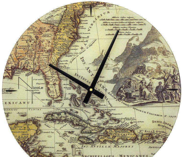 Настенные часы nicole time nt511 caribbean stories