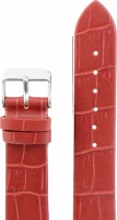 Ремешки maknamara 20 мм croco крас сереб заст