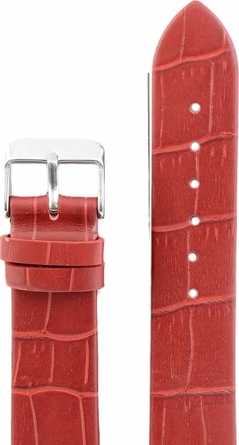 Ремешки maknamara 20 мм croco крас сереб заст