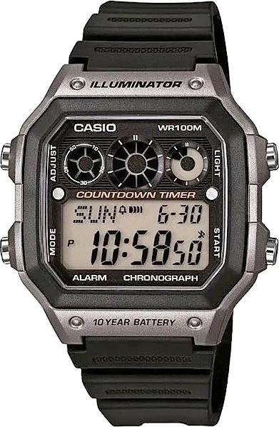 наручные часы casio ae-1300wh-8a