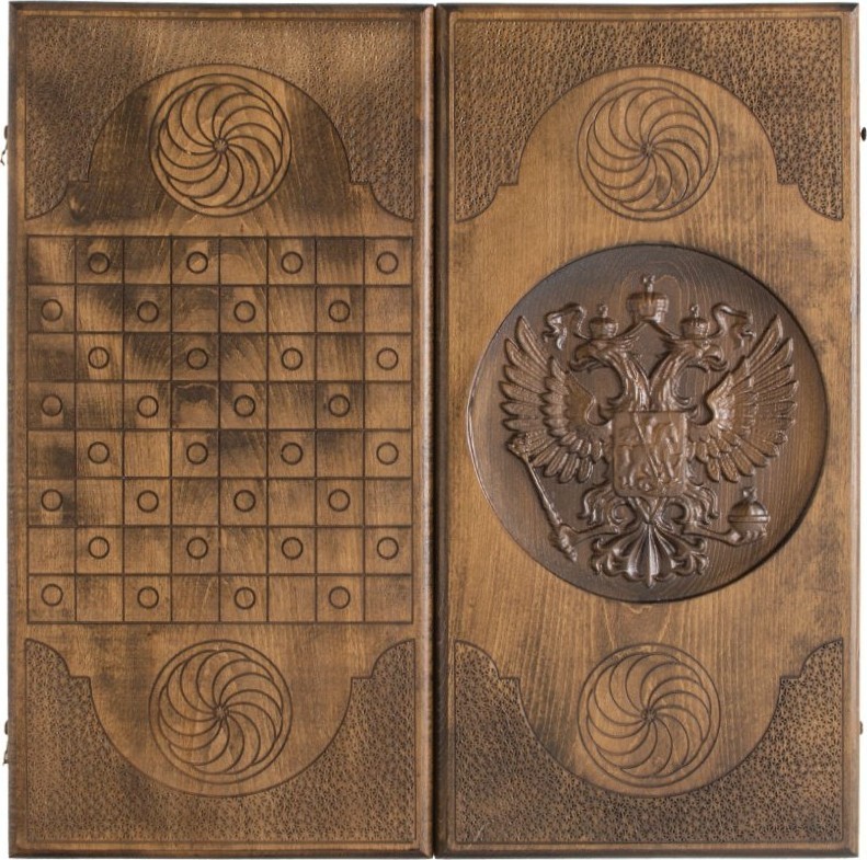 Нарды резные "Герб РФ", Ustyan
