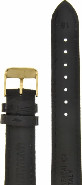 Ремешки maknamara 18 мм croco чер зол заст-1