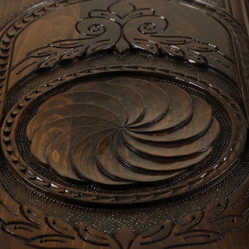 Нарды резные "Бесконечность 2" 50, Haleyan