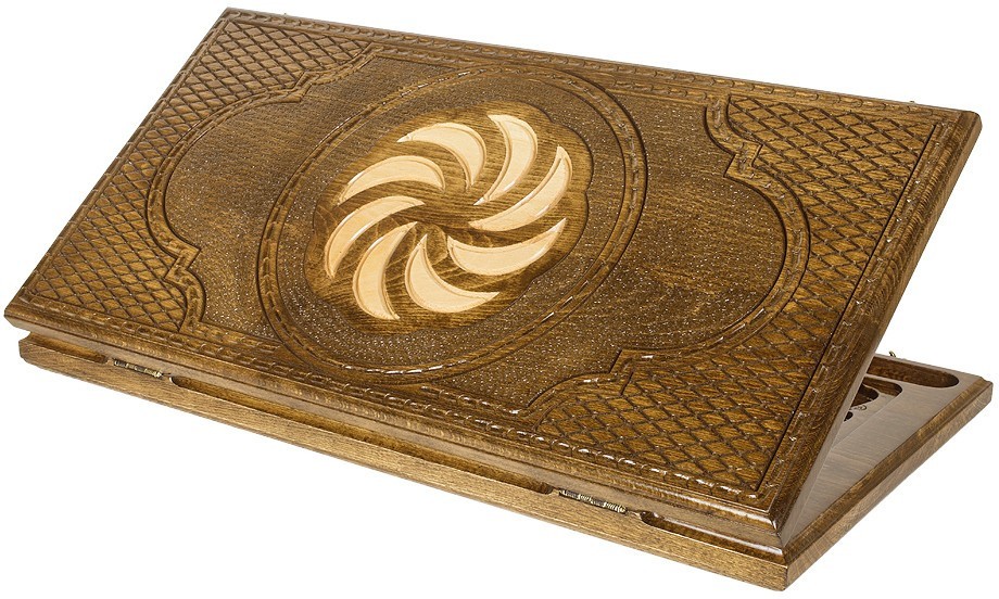 Нарды резные "Бесконечность 4" 60, Haleyan