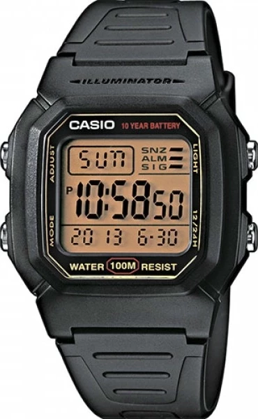 наручные часы casio w-800hg-9a