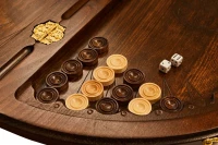 Шахматы + нарды резные &quot;Гаянэ 2&quot; 60, Ustyan