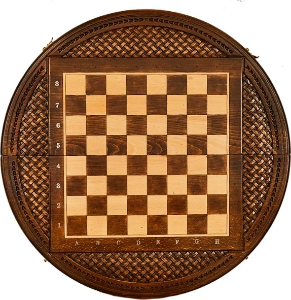 Шахматы + нарды резные "Гаянэ 2" 60, Ustyan