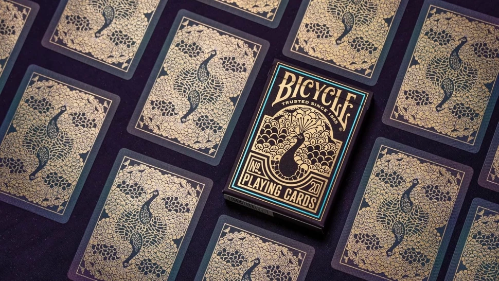 Карты "Bicycle Peacock Purple Standard Index"