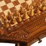 Стол ломберный шахматный "Севанское сражение", Haleyan