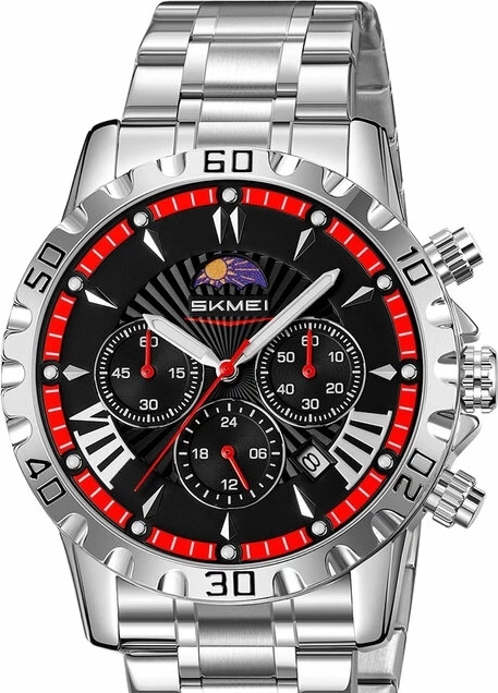 Наручные часы skmei 9352sibk silver/black