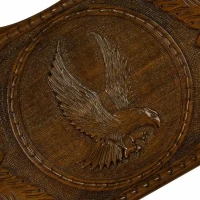 Нарды резные &quot;Орел 2&quot; с ручкой 60, Haleyan