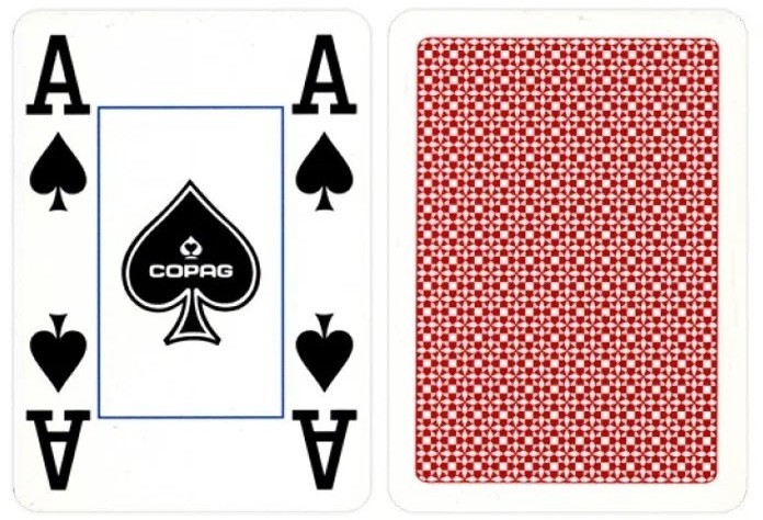 Карты "Copag 4 Corner Regular Red"