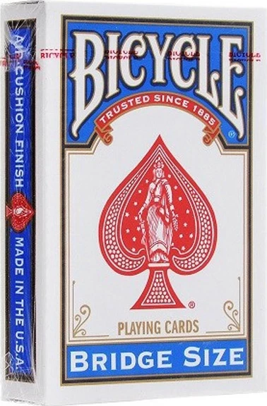 Карты "Bicycle Rider Back Bridge Size blue"