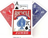 Карты &quot;Bicycle Rider Back Jumbo Index 2-pack red/blue&quot;