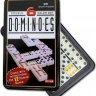 Домино в железном боксе, 6 цветных точек, Partida 19х12 см, костяшка 5х2,5 см