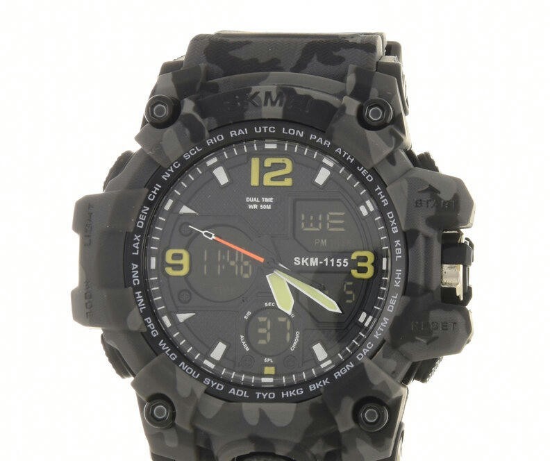 Наручные часы skmei 1155bcmgy gray camo
